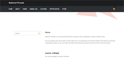 Desktop Screenshot of gatheredthreadsllc.com